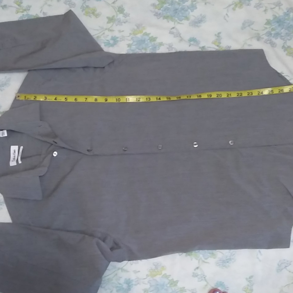 Calvin Klein in Men's slim fit long sleeves Sz 15 - Picture 4 of 6